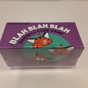 Mrs. Wordsmith Blah Blah Blah Phonics Card Game New